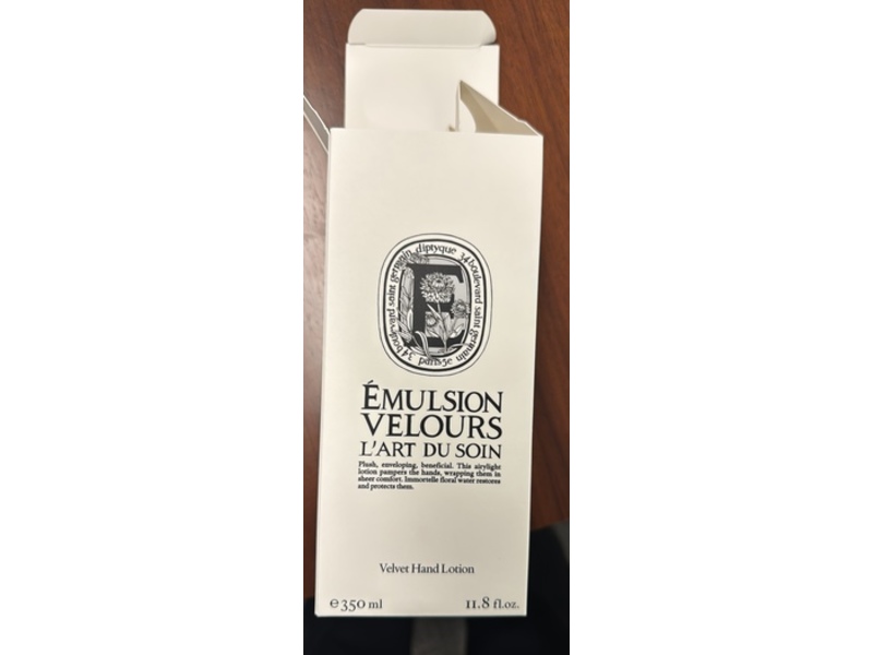 Diptyque Emulsion Velours Velvet Hand Lotion, 11.8 fl oz/350 mL