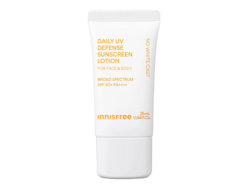 Innisfree Daily UV Defense Sunscreen Lotion, SPF 50+, 0.84 fl oz/25 mL