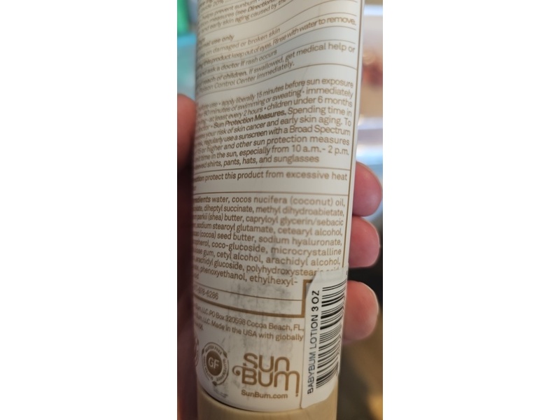 Baby Bum Mineral Sunscreen Lotion, SPF 50, 3 fl oz/ 88 mL