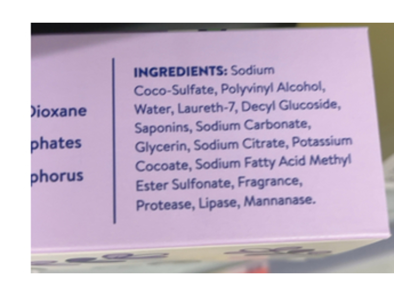 Cleancult Laundry Detergent Sheets, Wild Lavender, 60 Loads, 7.04 oz/199.5 g