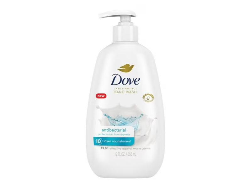 Dove Care & Protect Antibacterial Hand Wash , 12 fl oz/355 mL