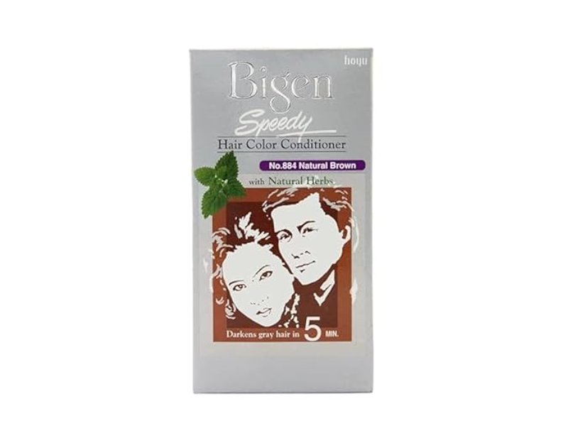 Bigen Speedy Hair Color Conditioner, 884 Natural Brown