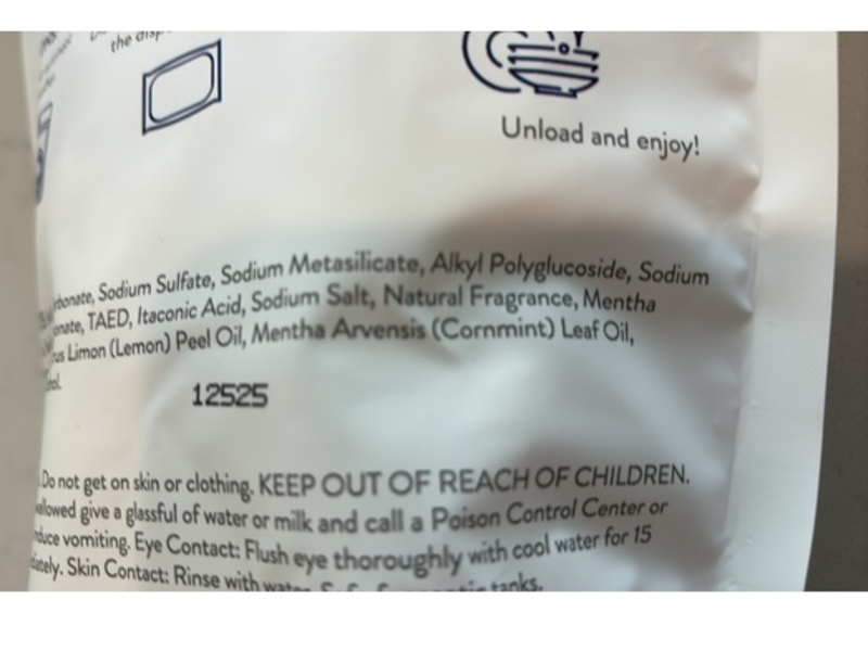 The Clean People Dishwasher Detergent Pods, Peppermint, 60 Pods