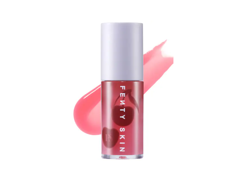 Fenty Beauty By Rihanna Fenty Treatz Hydrating + Strengthening Lip Oil, Cherry, 0.19 oz/5.6 mL