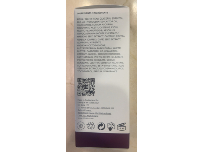 111Skin Eye Lift Gel, NAC Y², 0.5 fl oz/15 mL