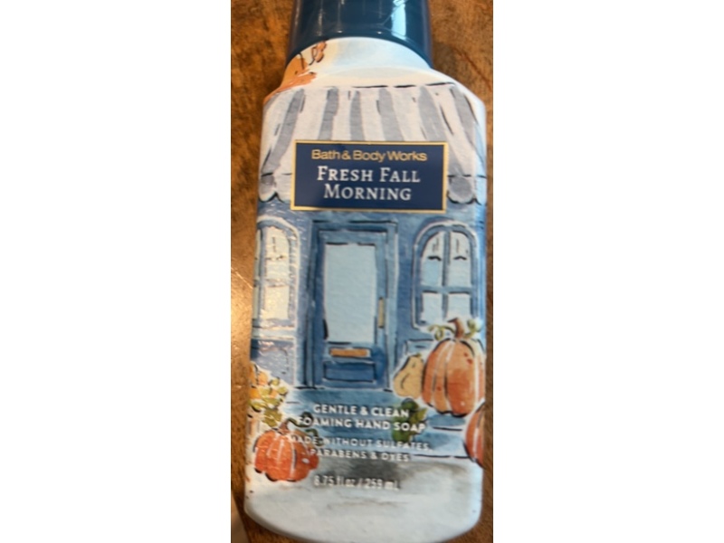 Bath & Body Works Gentle & Clean Foaming Hand Soap, Fresh Fall Morning, 8.75 fl oz/259 mL
