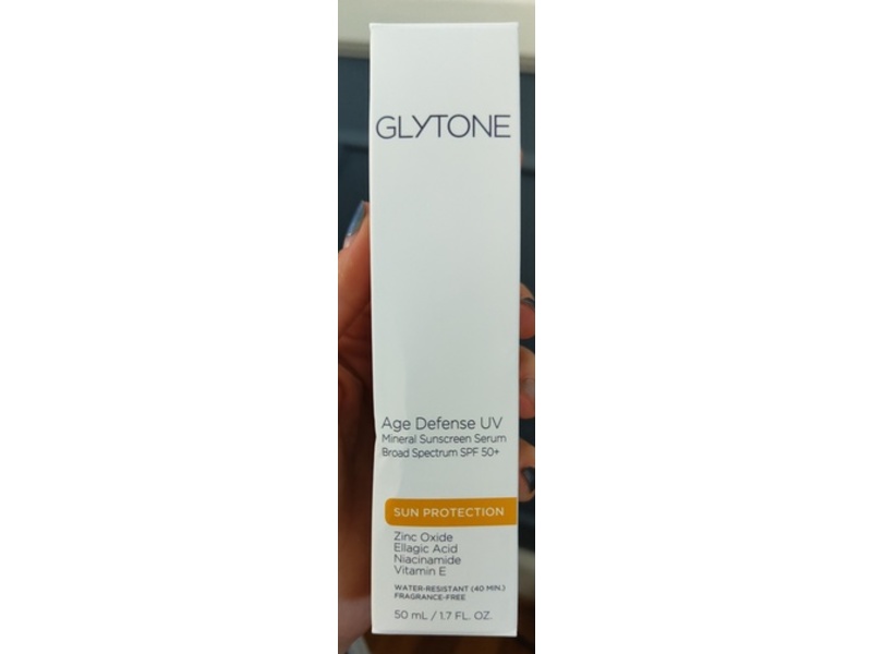 Glytone Age Defense UV Mineral Sunscreen Serum, SPF 1.7 fl oz/50 mL