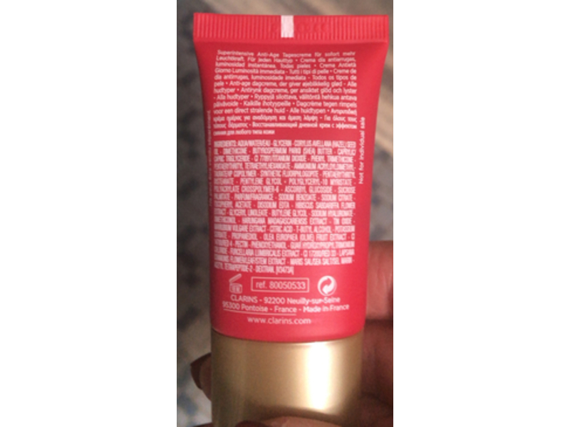 Clarins Super Restorative Rose Radiance Cream, 0.5 oz/15 mL