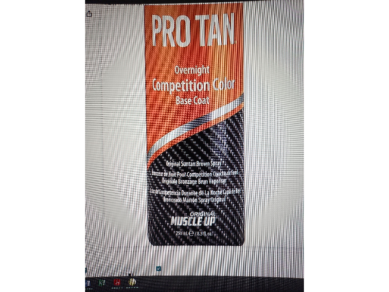 Pro Tan Overnight Competition Color Base Coat Suntan Brown Spray, Original, 8.5 fl oz/250 mL