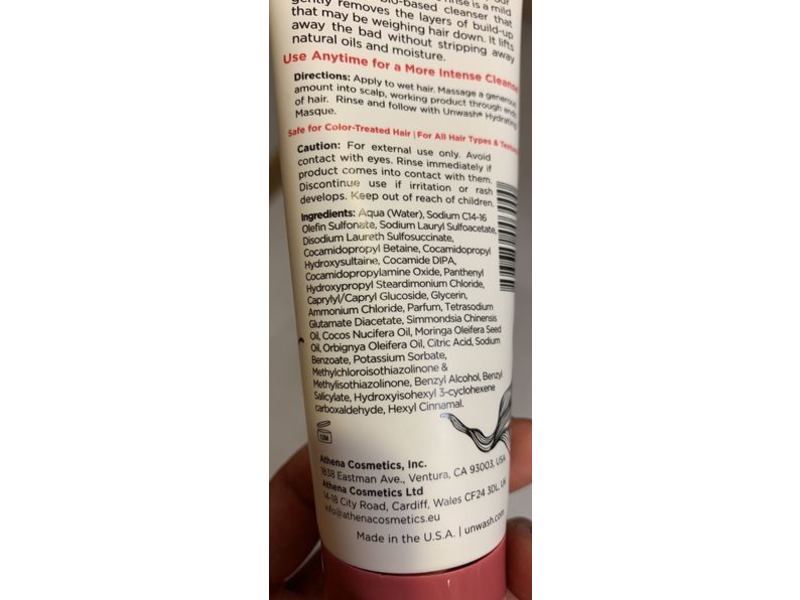 Unwash Anti-Residue Cleanse, 2.5 fl oz/74 mL