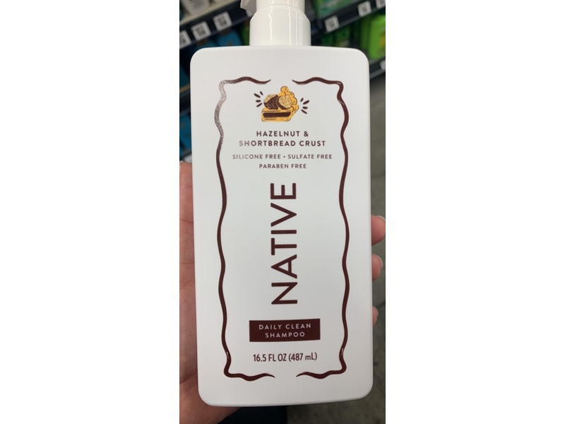 Native Daily Clean Shampoo, Hazelnut & Shortbread Crust, 16.5 fl oz/487 mL