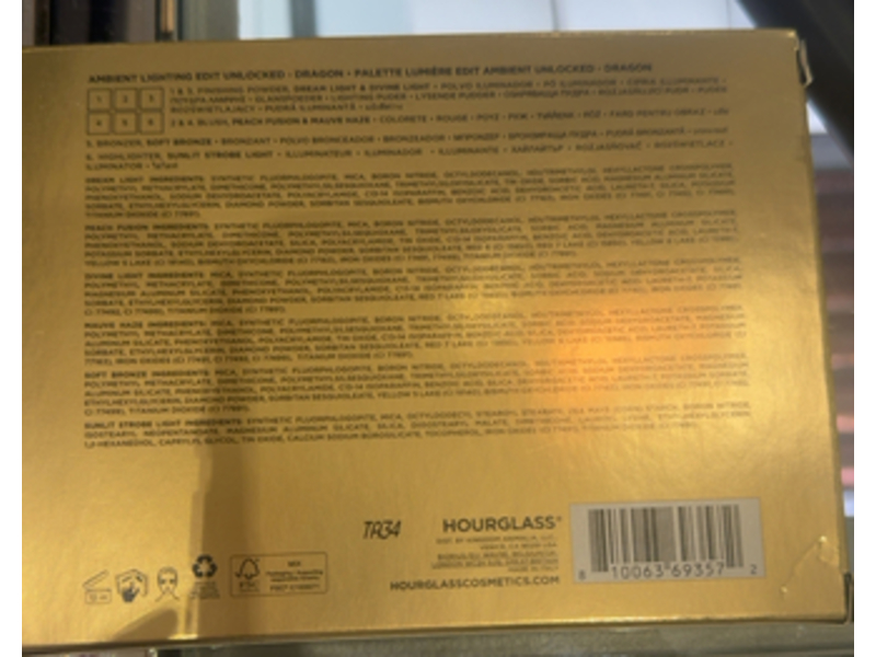 Hourglass Ambient Lighting Edit Unlocked Palette, Dragon, 0.04 oz/1.4 g