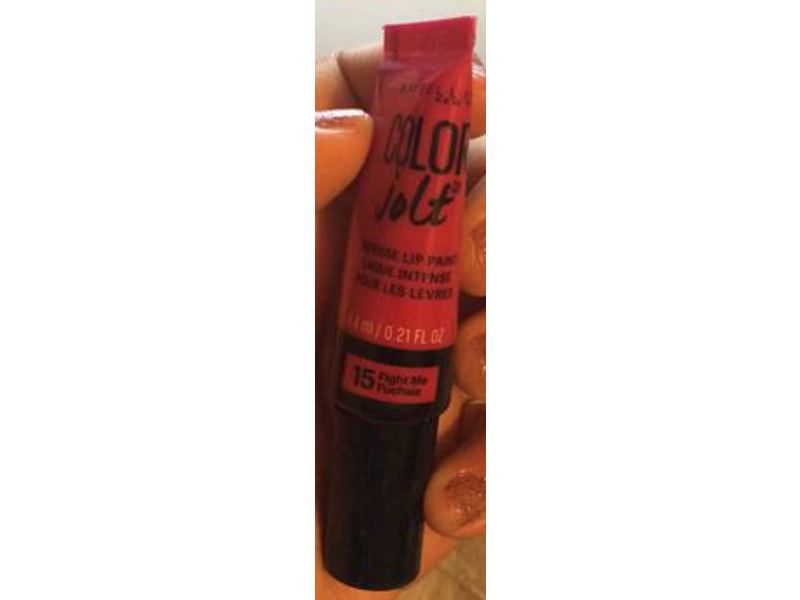 Maybelline New York Color Jolt Intense Lip Paint, 15 Fight Me Fuchsia, 0.21 fl oz/6.4 mL