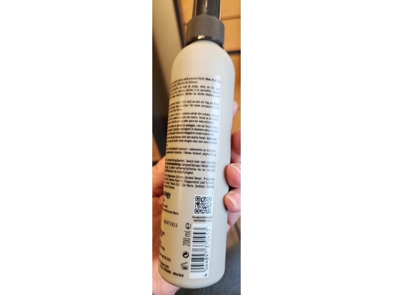 KMS Hair Play Sea Salt Spray, 6.8 fl oz/200 mL