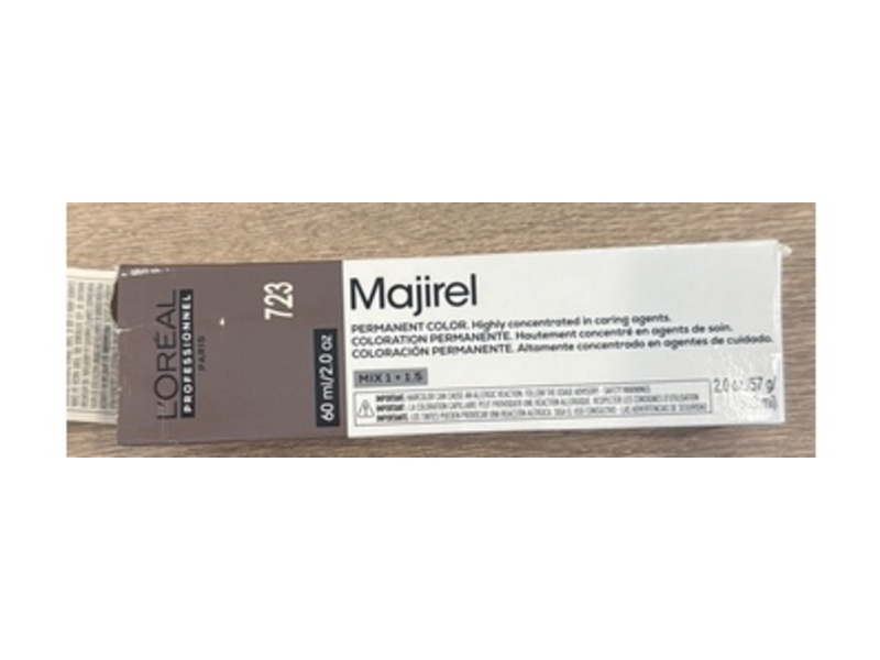 L'Oréal Paris Professionnel Majirel Permanent Color, 7.23, 2 oz/60 mL