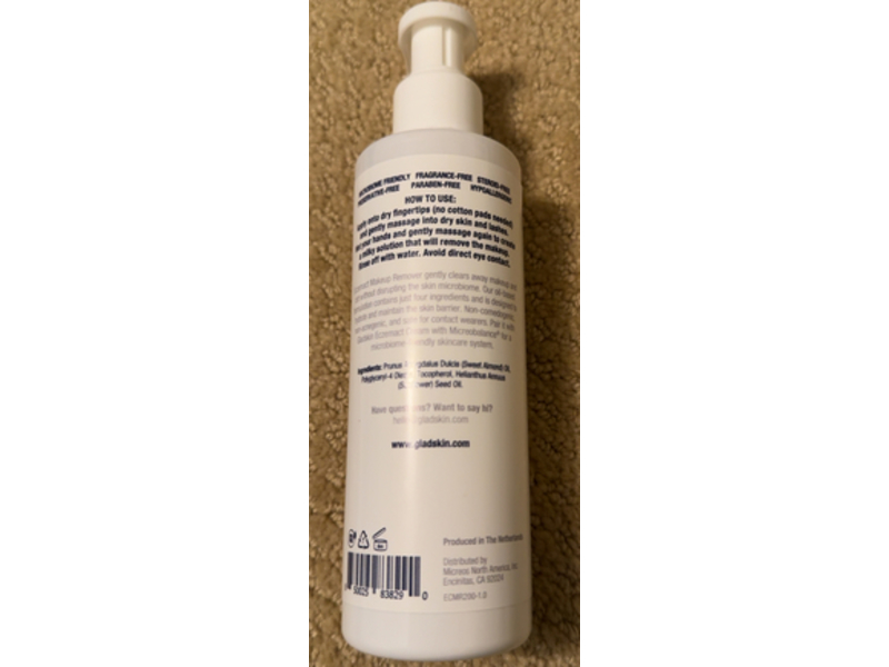 Gladskin Eczemact Makeup Remover, 6.76 fl oz/200 mL