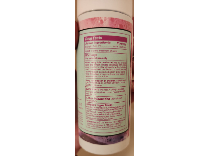 Good Molecules Acne Foaming Cleanser, 5 fl oz/148 mL