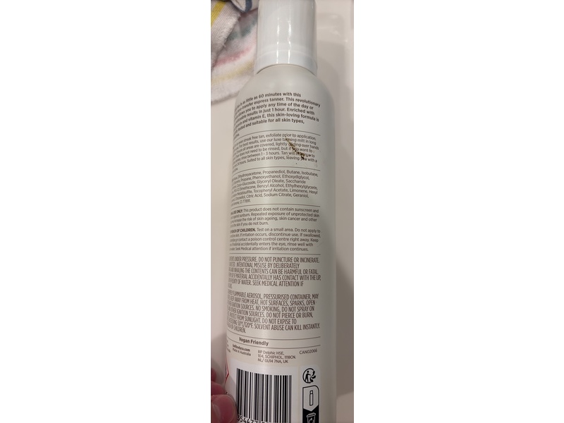 Bali Body 1 Hour Tan Aerated Self Tanning Foam, Clear, 7.61 fl oz/225 mL
