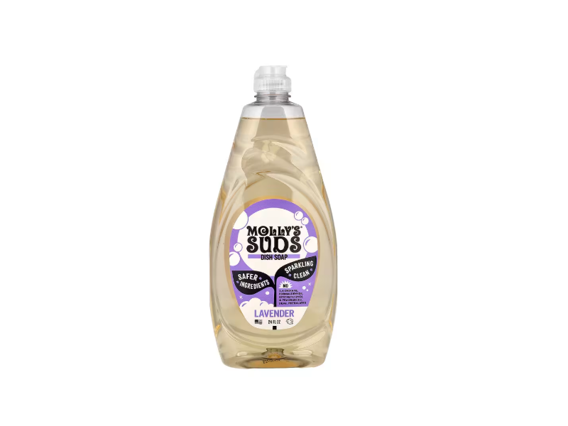 Molly's Suds Dish Soap, Lavender, 24 fl oz, Pack Of 2