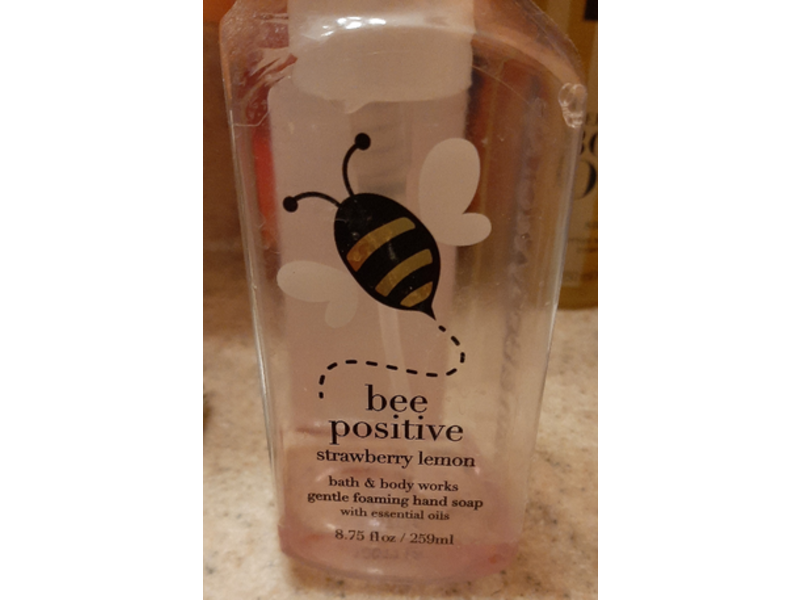 Bath & Body Works Bee Positive Gentle Foaming Hand Soap, Strawberry Lemon, 8.75 fl oz/259 mL