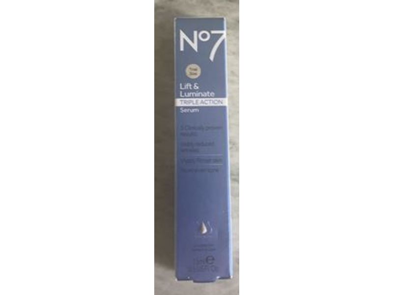No 7 Triple Action Serum, Lift & Luminate, 0.5 fl oz/15 ml