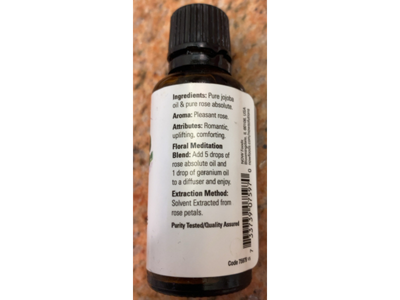 Now Essential Oils Blend, Rose Absolute + Jojoba, 1 fl oz/30 mL