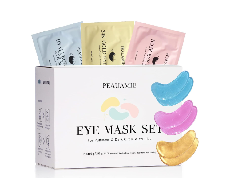 Peauamie Eye Mask Set, 3Mix, 6 g, 30 Pairs