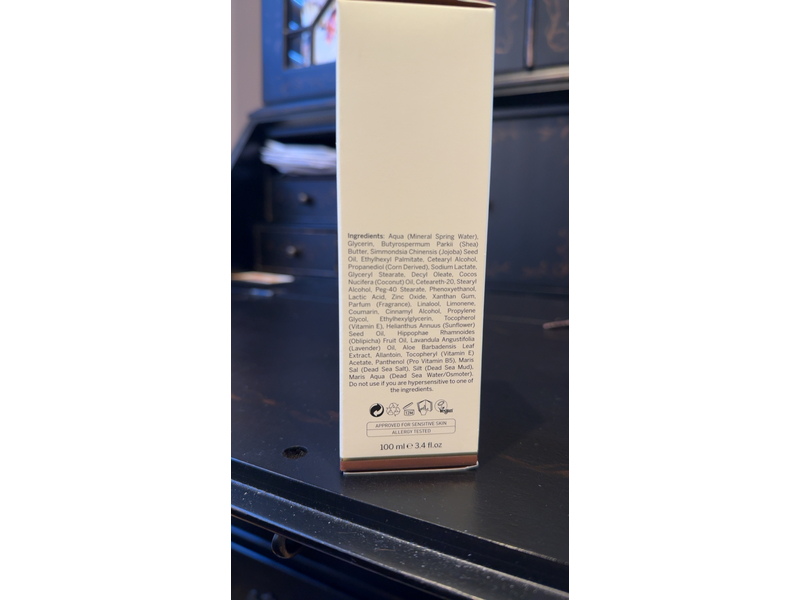 Ahava Leave-On-Deadsea Mud Foot Cream, 3.4 fl oz/100 mL