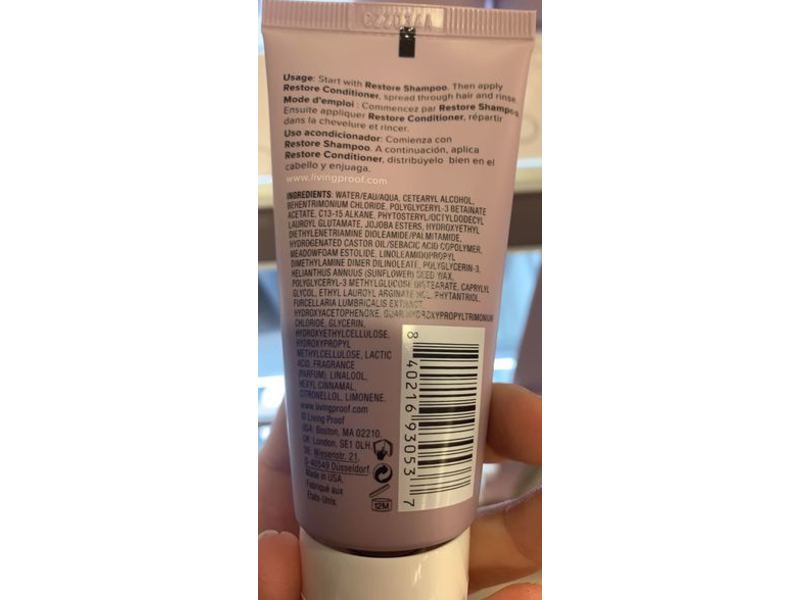 Living Proof Restore Conditioner, 2 fl oz/60 mL