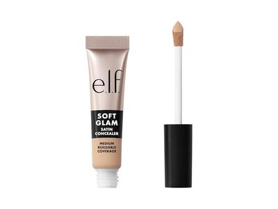 e.l.f Cosmetics Soft Glam Satin Concealer, 20 Light Cool, 0.21 oz/6.3 mL