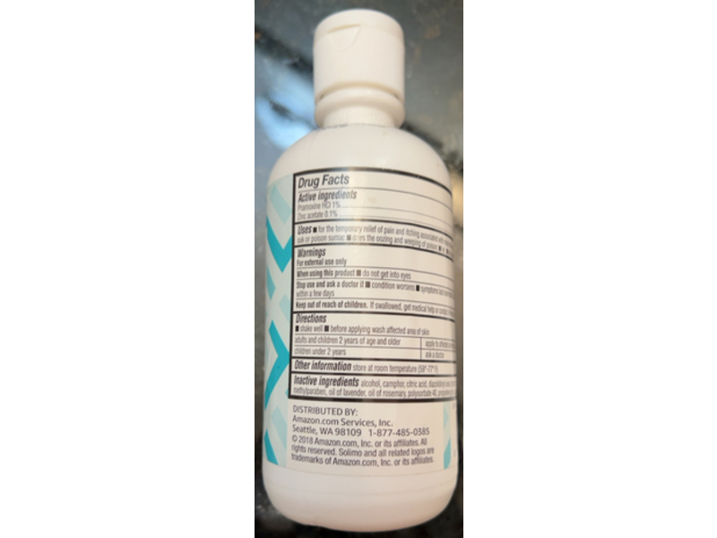 Solimo Clear Anti-Itch Lotion, 6 fl oz/177 mL