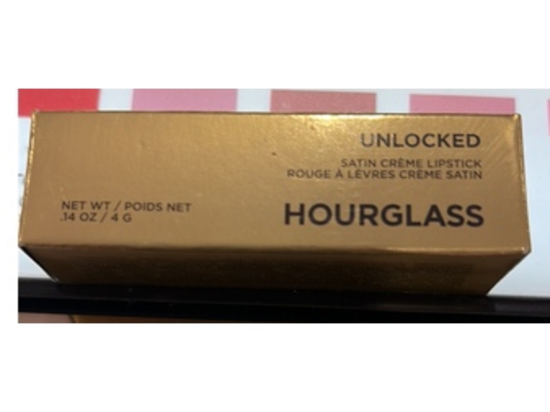 Hourglass Unlocked Satin Creme Lipstick, Oasis 312, 0.14 oz/4 g