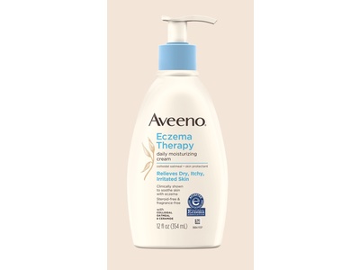 Aveeno Daily Moisturizing Cream, Eczema Therapy, 7.3 oz/206 g, Pack Of 2