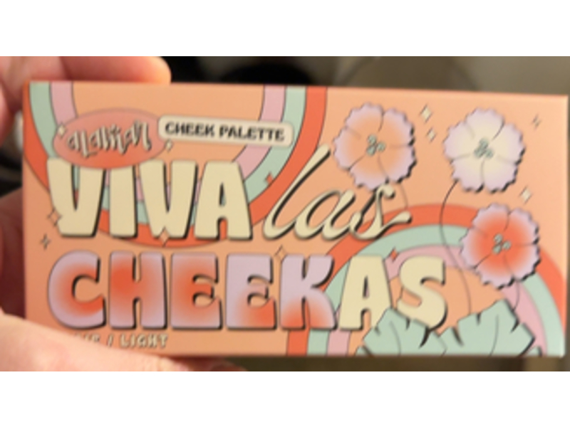 Alamar Viva Las Cheekas Cheek Palette, Fair/Light, 7.8 g
