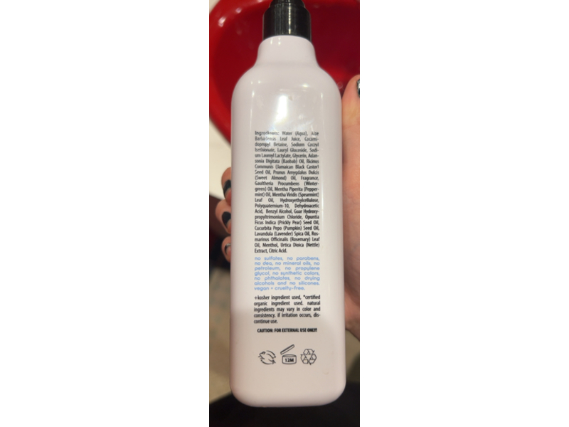 Adwoa Beauty Baomint Moisturizing Shampoo, 14 oz/414 mL