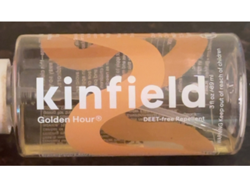 Kinfield Deet-Free Mosquito Repellent Spray, 3 fl oz/89 mL