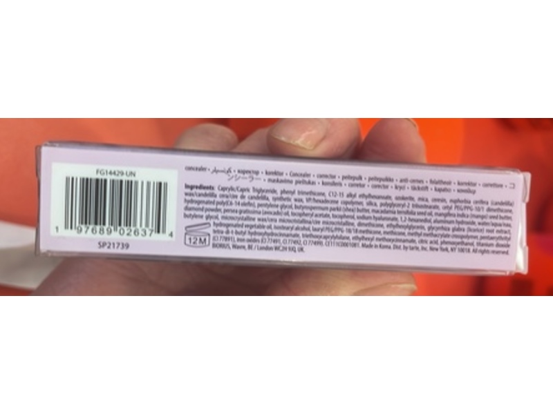 Tarte Shape Tape Blur Concealer Stick, 12 N Fair Neutral, 0.007 oz