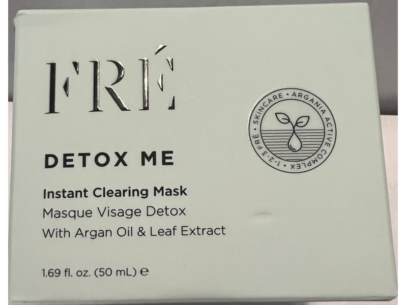 Fre Instant Clearing Mask, Detox Me, 1.69 fl oz/50 mL