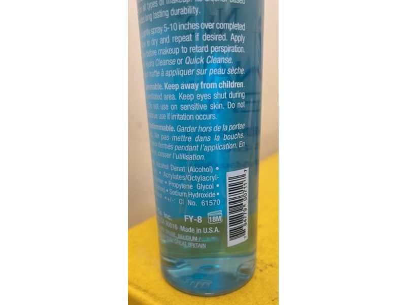 Ben Nye Final Seal Matte Makeup Setting Spray, 8 fl oz/240 mL