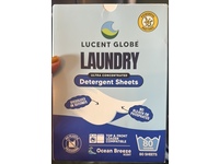 Lucent Globe Laundry Ultra Concentrated Detergent Sheets, Ocean Breeze, 80 Count - thumbnail 2