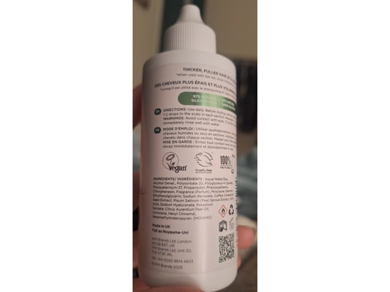Noughty Get Set Grow Density Boosting Scalp Serum, 2.5 fl oz/75 mL