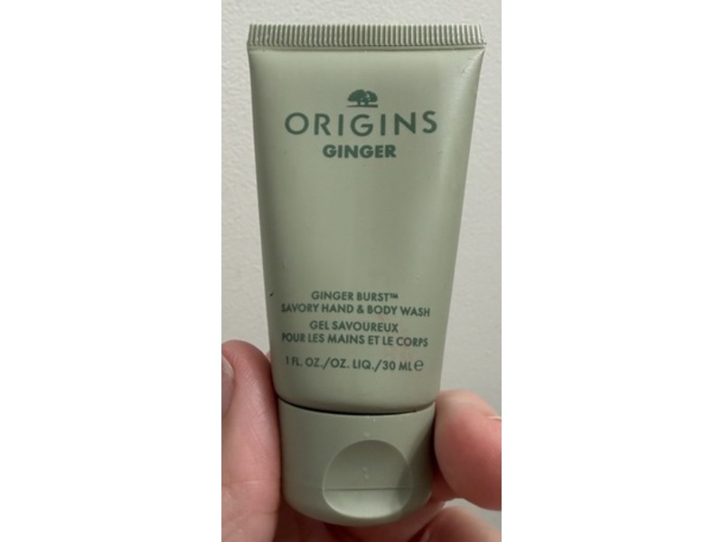 Origins Savory Hand & Body Wash, Ginger Burst, 1 fl oz/30 mL