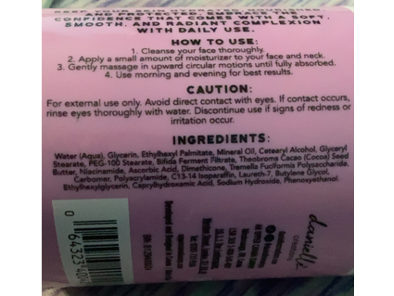 Dani Beauty Daily Mosturizer, 4 fl oz/118 mL