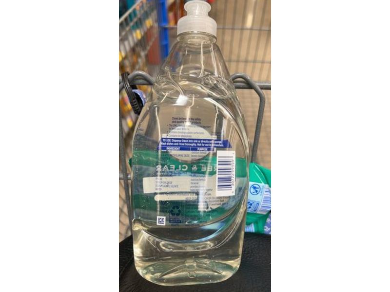 Dawn Ultra Dish Liquid, Free & Clear, Lemon Essence Scent, 14.6 oz