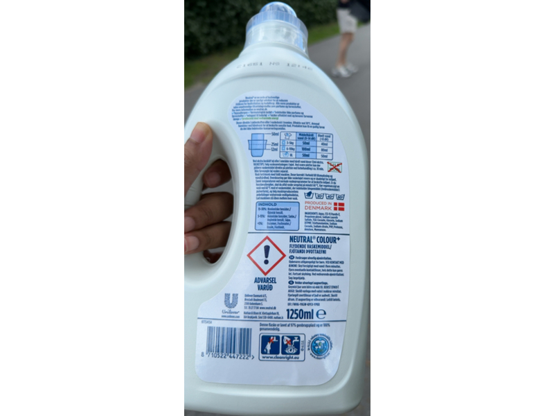 Neutral Senstive Skin Colour+ Liquid Detergent, 1250 mL