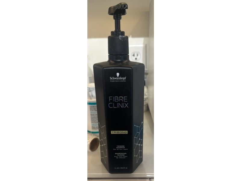 Schwarzkopf Fibre Clinix Tribond Shampoo, 33.8 fl oz/1 L