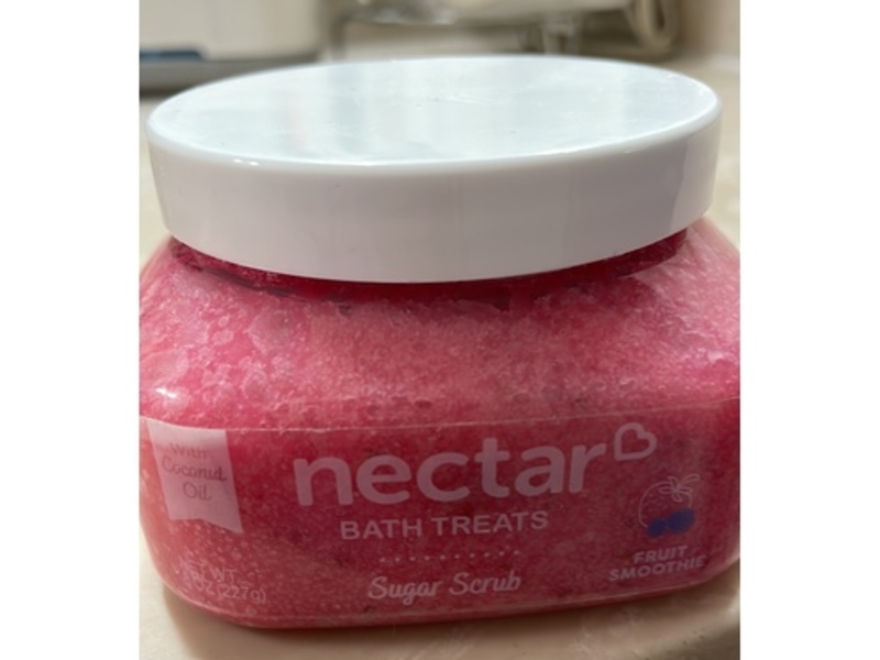 Nectar Life Sugar Body Scrub, Fruit Smoothie, 8 oz/227 g