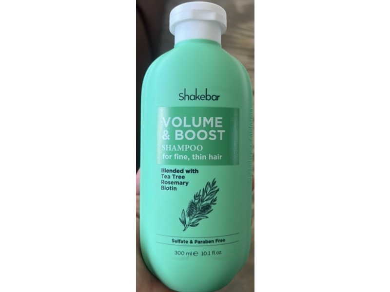 Shakebar Volume & Boost Shampoo, 10.1 fl oz/300 mL