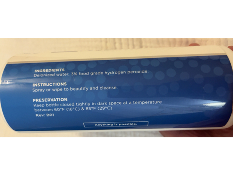 Essential Oxygen Food Grade Hydrogen Peroxide 3%, 16 fl oz/473 mL