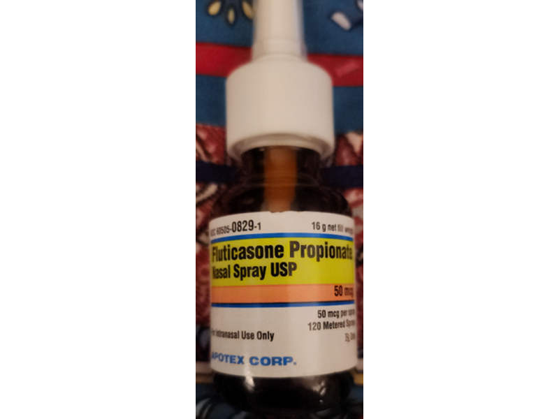 Fluticasone Propionate Nasal Spray, 16 g, 15 mL Apotex (RX)